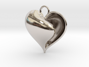 Shy Love (from $12.50) in Rhodium Plated Brass: Medium