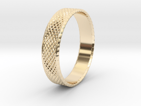 0099 Lissajous Figure Ring (Size9, 19.0mm) #001 in 14K Yellow Gold