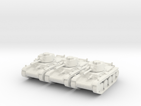 1/144 Panzer 38t (3 pieces) in White Natural Versatile Plastic