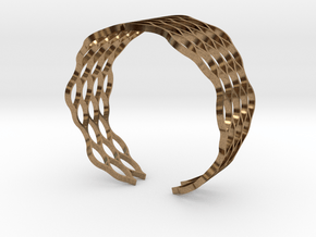 Mesh Bracelet - Small in Natural Brass