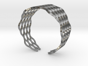 Mesh Bracelet - Small in Natural Silver