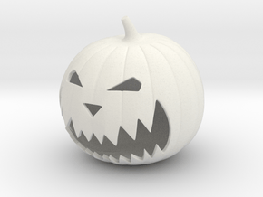 Halloween Pumpkin in White Natural Versatile Plastic