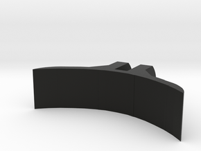 Curved Mount For 52mm Gauge Cup in Black Natural Versatile Plastic
