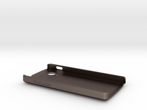 Lg Google Nexus 5 phone case  in Polished Bronzed Silver Steel