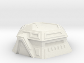 Sci-Fi Bunker in White Natural Versatile Plastic