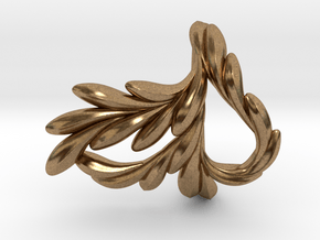 Fish Ring in Natural Brass