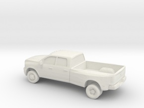 1/64 2012 Dodge Ram3500 Long Bed Dually in White Natural Versatile Plastic