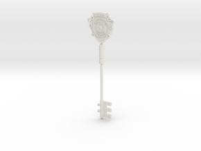 S.T.A.R.S. Office key (Unpainted model) in White Natural Versatile Plastic