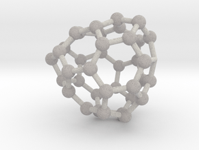 0089 Fullerene c38-8 c1 in Full Color Sandstone