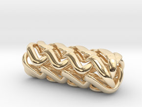 Tubulos - 40mm in 14k Gold Plated Brass