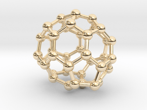 0092 Fullerene c38-11 c1 in 14K Yellow Gold