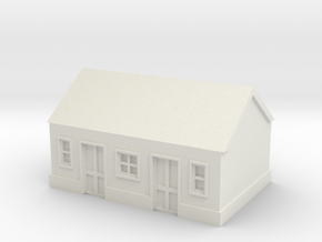 1/450 Station Building in White Natural Versatile Plastic