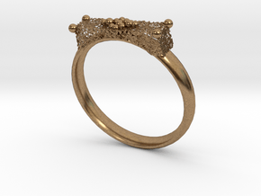 Dalmatio Ring in Natural Brass