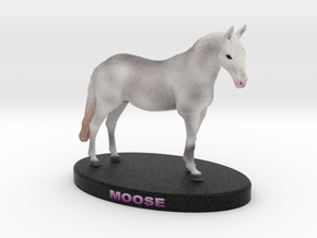Custom Horse Figurine - Moose in Full Color Sandstone