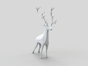 Deer in White Natural Versatile Plastic