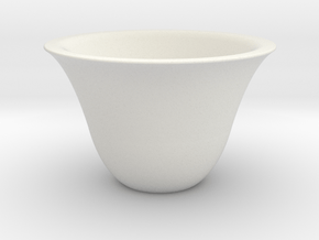 Japanse Sake-cup  in White Natural Versatile Plastic