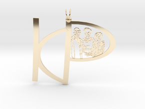 Katy Perry Pendant (With Parents) in 14K Yellow Gold