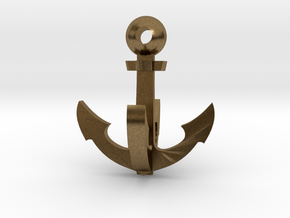 Grappling Hook 2 - small in Natural Bronze
