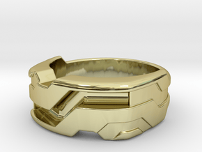 US10 Ring XXI: Tritium (Silver) in 18k Gold