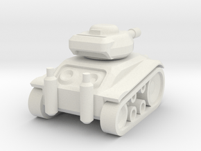 Panzer '68 Mini in White Natural Versatile Plastic