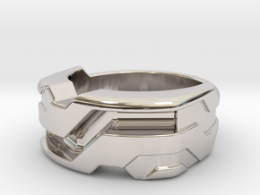 US7 Ring XXI: Tritium (Silver) in Platinum