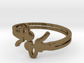Airy Ring in Polished Bronze