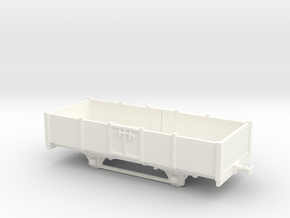 Carro H0e a sponde alte Castellammare - H0e low si in White Processed Versatile Plastic