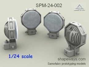 1/24 SPM-24-002 Truck LED Headlights in Clear Ultra Fine Detail Plastic