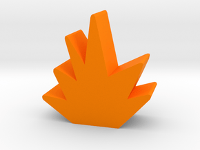 Blast Token in Orange Processed Versatile Plastic