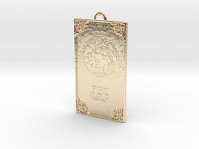 Game of Thrones - Targaryen Pendant in 14k Gold Plated Brass