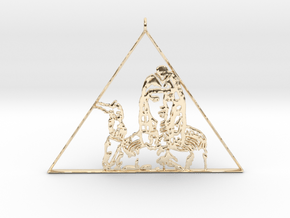 Katy Perry  Pendant (Dark Horse) 3D Jewellery   in 14K Yellow Gold
