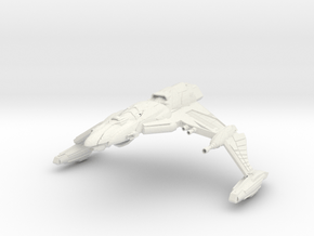 Ku'Doch Class B BattleCruiser in White Natural Versatile Plastic