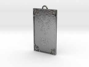 Game of Thrones - Lannister Pendant in Polished Silver