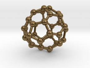 0097 Fullerene c38-16 c3v in Natural Bronze