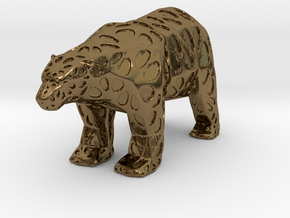 Polarbear in Polished Bronze