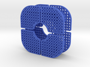 FilD Reel Earbud Holder in Blue Processed Versatile Plastic