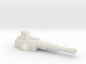 Heavy Cannon in White Natural Versatile Plastic