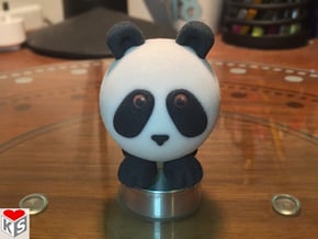 Ball Panda (Solid, 5cm) in Full Color Sandstone