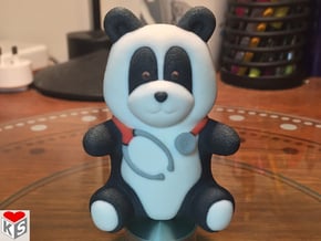 Dr Panda (8cm) in Full Color Sandstone