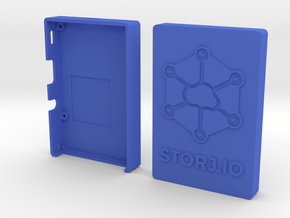 Case for Rasperry Pi 2, 3 or B+ with Storj logo in Blue Processed Versatile Plastic