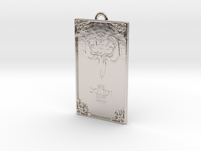 Game of Thrones - Greyjoy Pendant in Rhodium Plated Brass