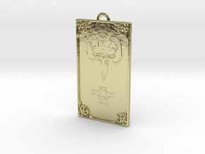 Game of Thrones - Greyjoy Pendant in 18k Gold Plated Brass