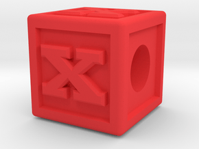 Name Pieces; Letter "X" in Red Processed Versatile Plastic