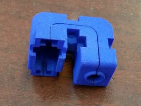 180° Serial or DB9 in Blue Processed Versatile Plastic