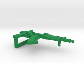 Ak74U Belt Buckle  in Green Processed Versatile Plastic