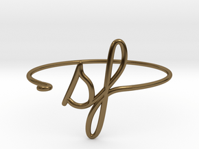 SF Wire Bracelet (San Francisco) in Polished Bronze