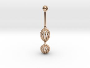 Play two flow in 14k Rose Gold Plated Brass