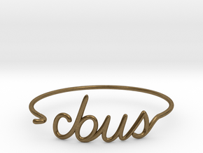 C-BUS Wire Bracelet (Columbus) in Natural Bronze
