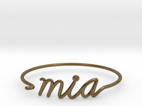 MIA Wire Bracelet (Miami) in Polished Bronze