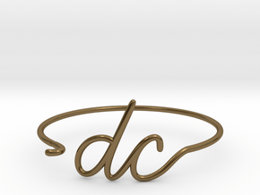 DC Wire Bracelet (Washington, D.C.) in Polished Bronze